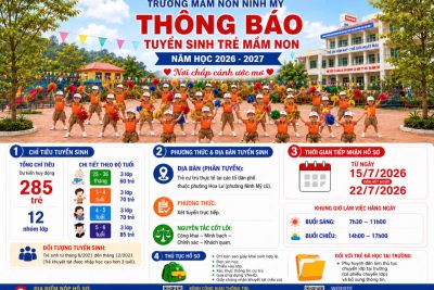 TTHÔNG BÁO TUYỂN SINH NĂM HỌC 2026–2027